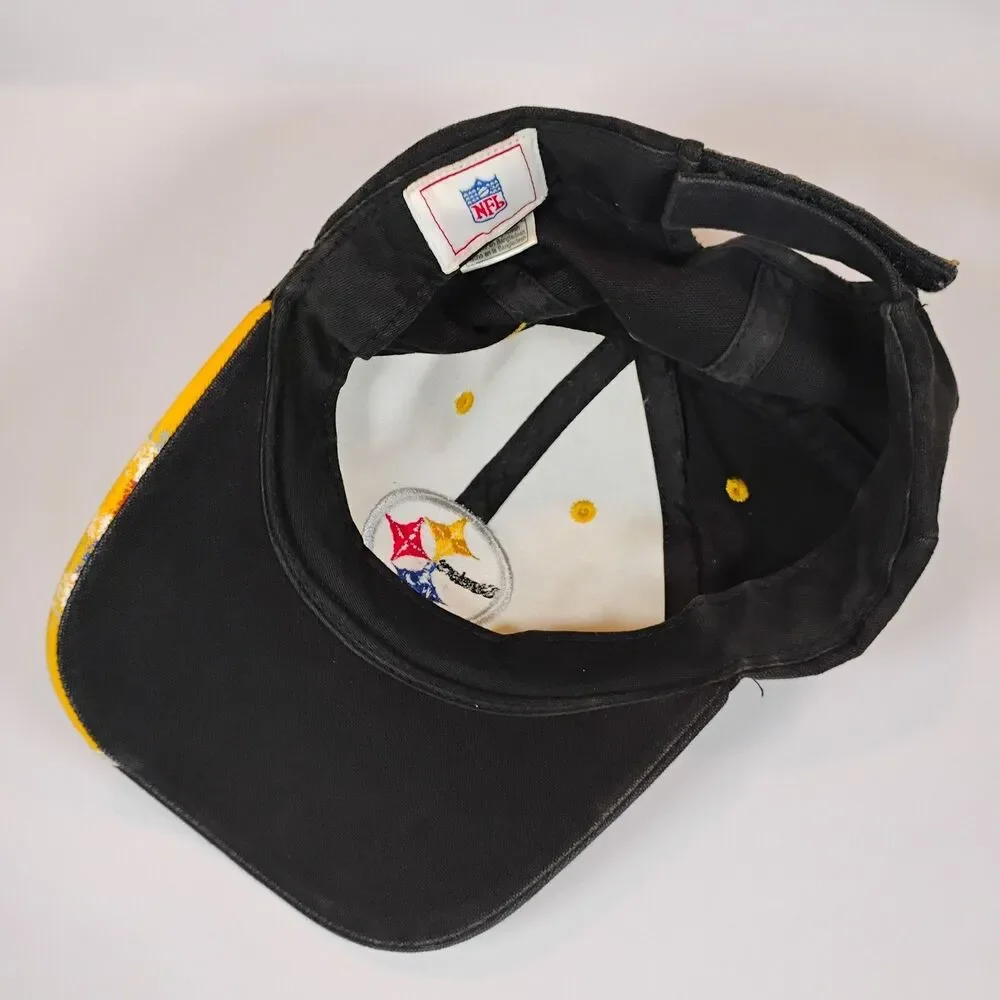 Vintage NFL Pittsburgh Steelers Raised Logo Ball Cap Hat